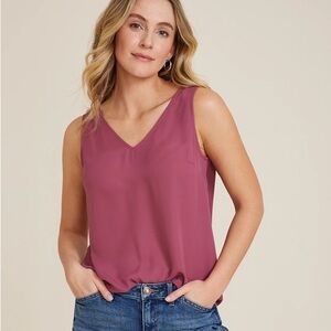 Maurice’s 24/7 Mauve V Neck Tank